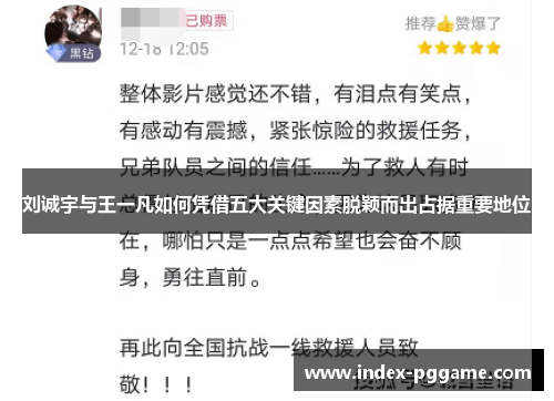 刘诚宇与王一凡如何凭借五大关键因素脱颖而出占据重要地位